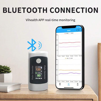 🚀Descuento: 50% de descuento🚀Monitor de presión arterial y oxígeno en sangre 2 en 1