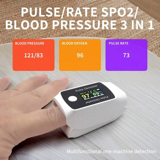 🚀Descuento: 50% de descuento🚀Monitor de presión arterial y oxígeno en sangre 2 en 1